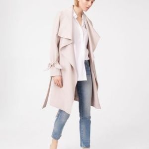 Club Monaco Tan Belted Trench Coat